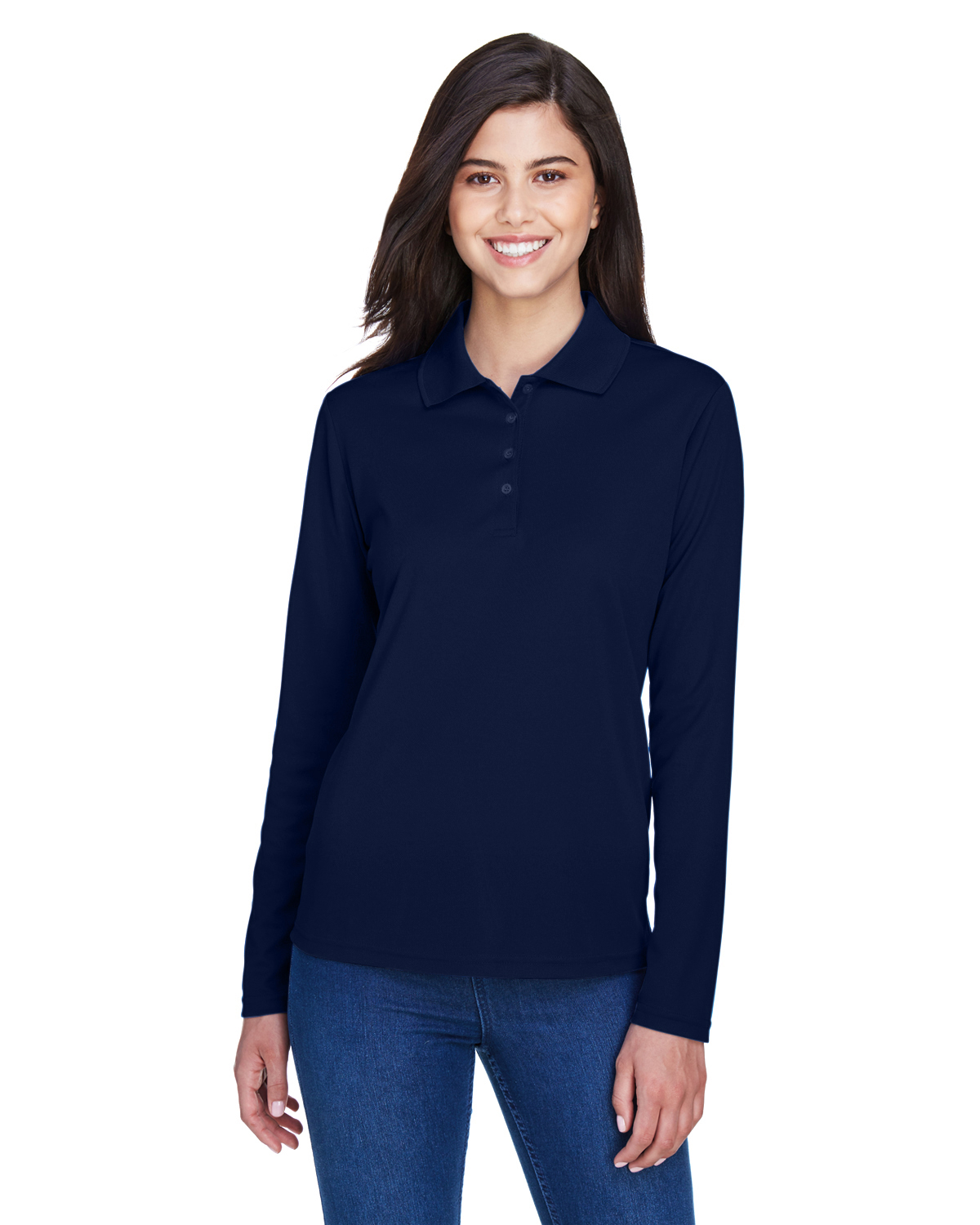 78192 Ladies  Pinnacle Performance Long-Sleeve Piqu Polo