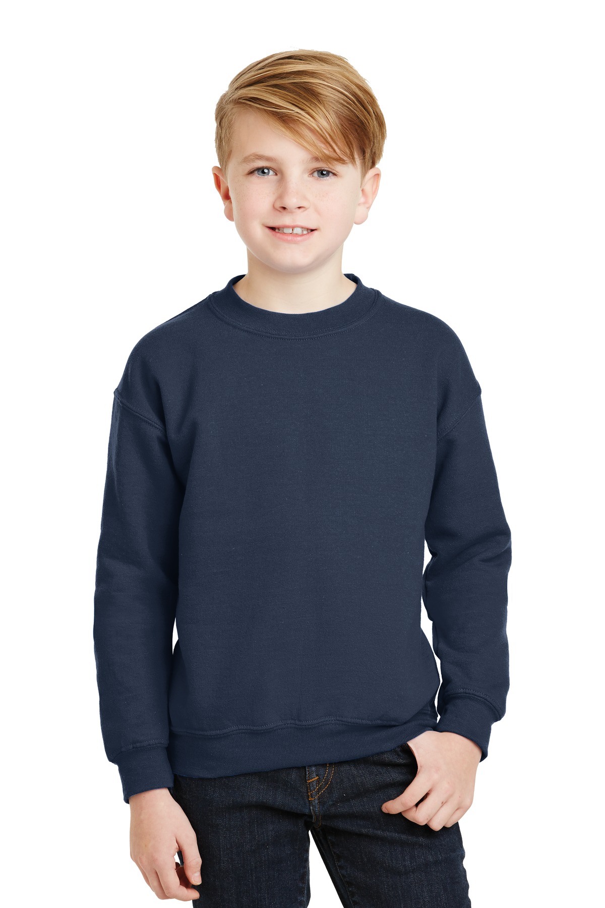 18000B YOUTH Gym Uniform -Embroidered Youth Unisex Crewneck Sweatshirt
