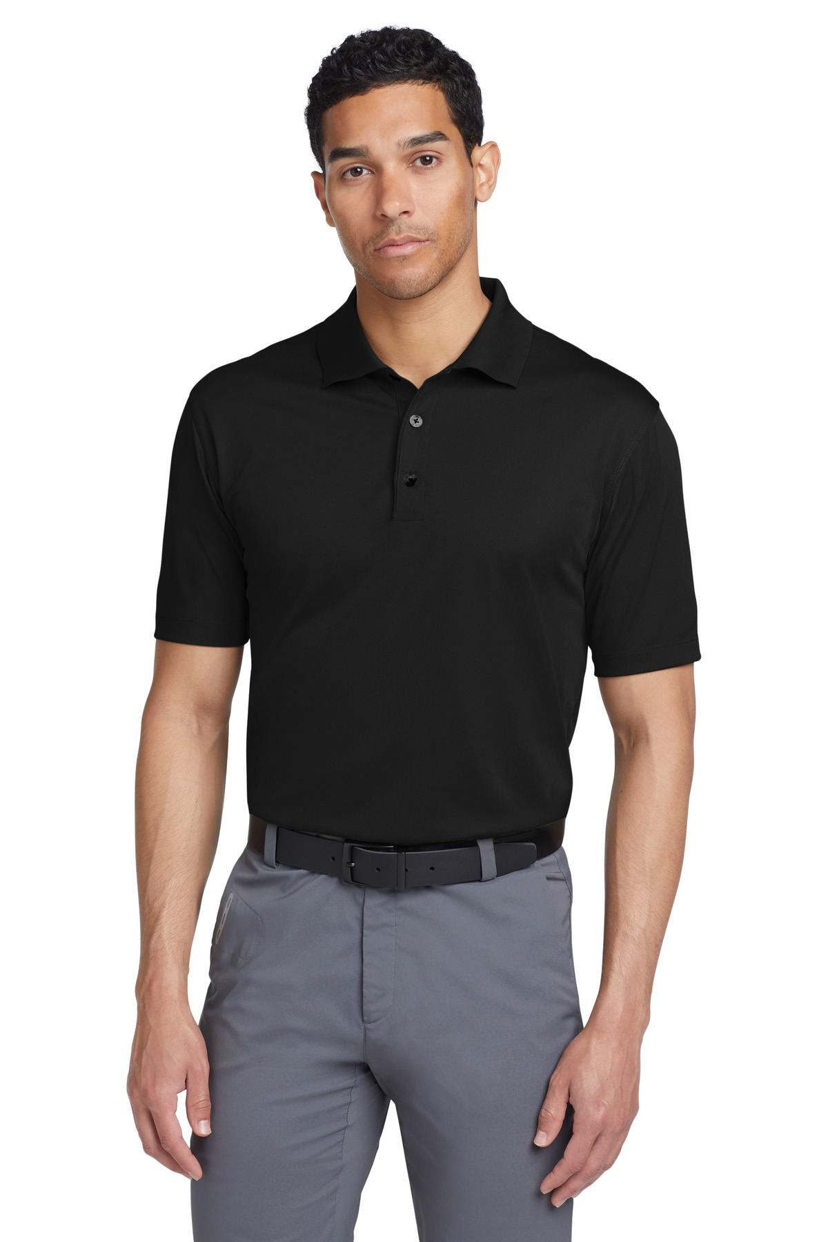 Nike Tech Basic Dri-Fit Polo-Black-203690