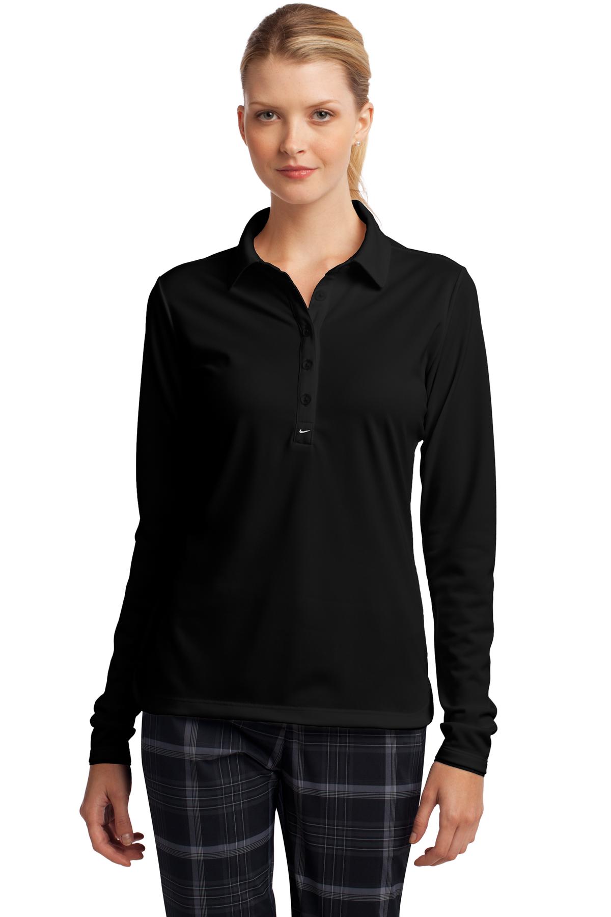 Nike Ladies L/S Dri-Fit Stretch Polo-545322