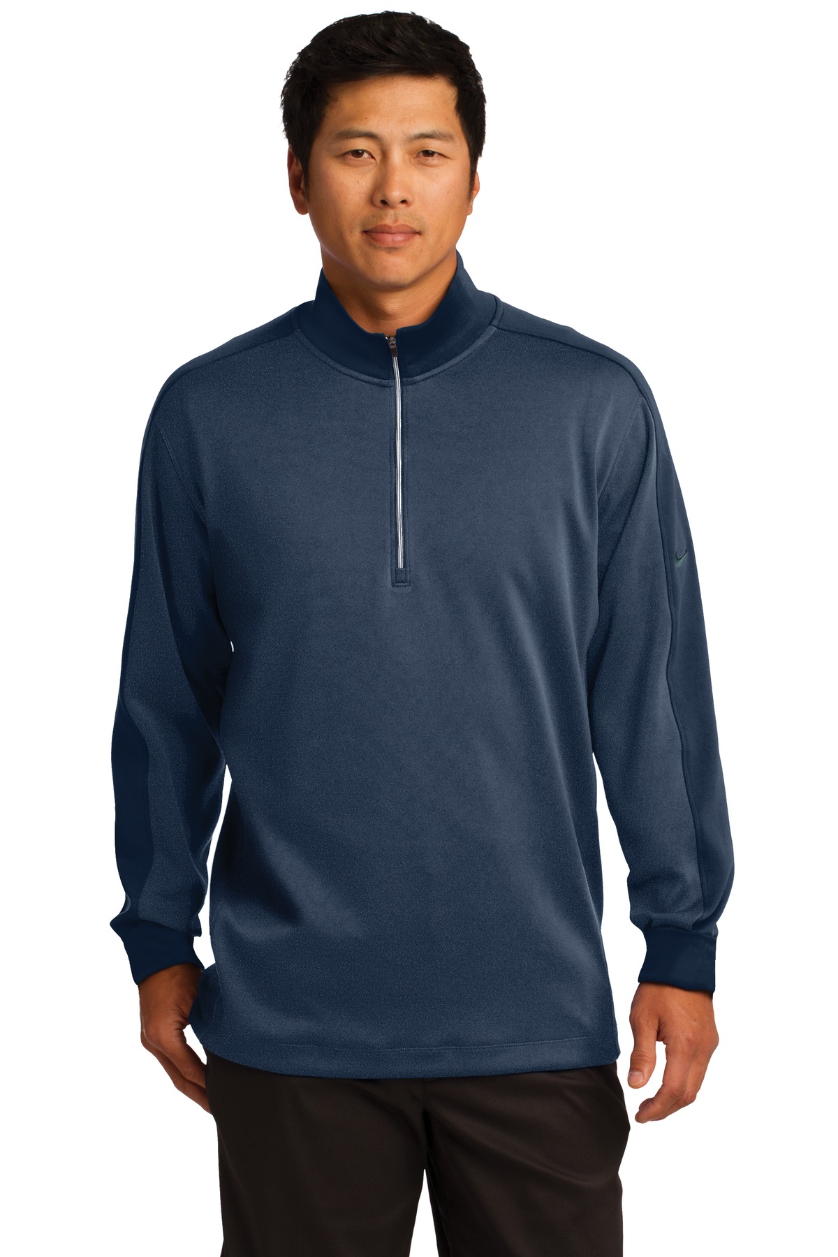 Nike Dri-Fit 1/2 Zip Cover-Up Midnight Navy Heather-578673