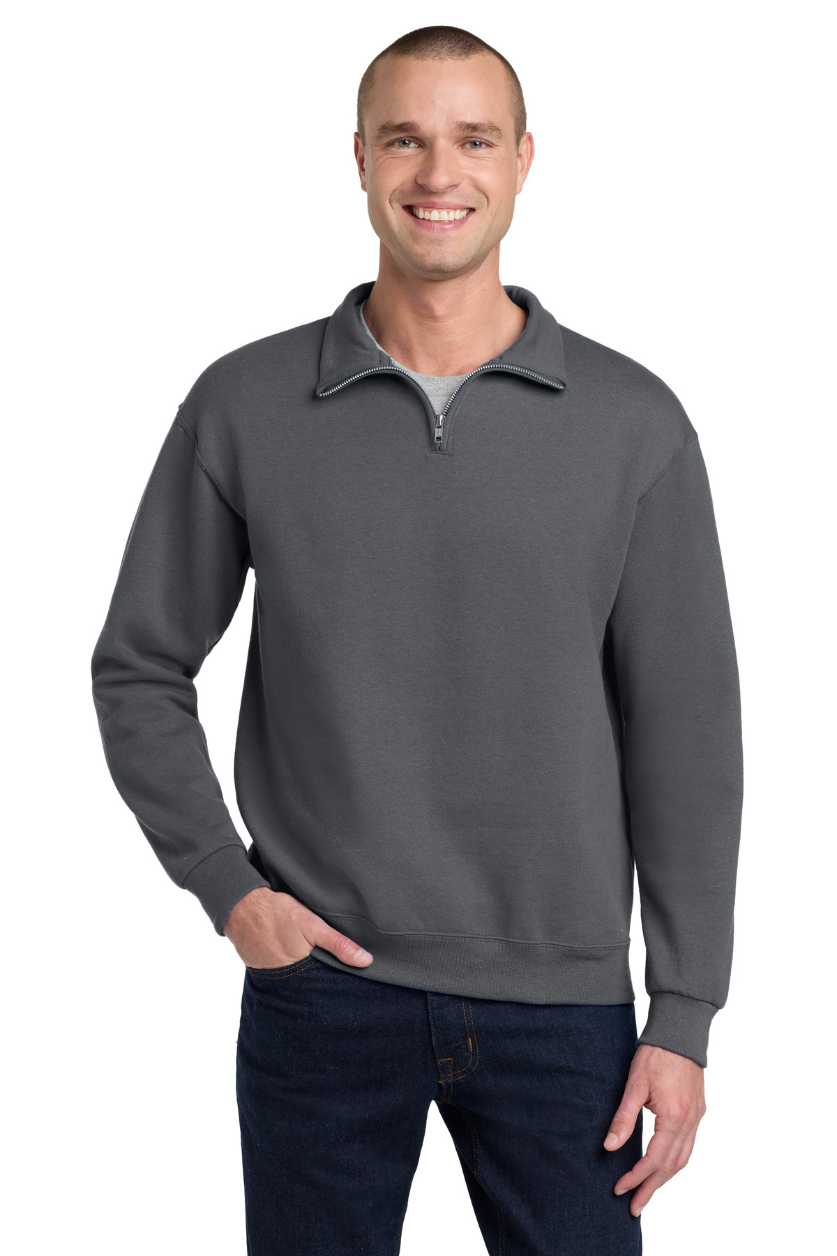 Jerzees - NuBlend 1/4-Zip Cadet Collar Sweatshirt