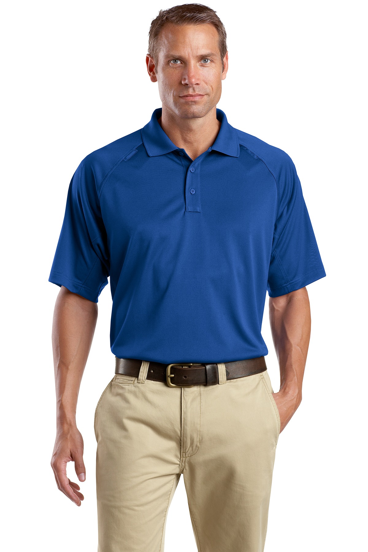 SUBDUDED EMBROIDERED LOGO <BR> Snag-Proof S/S Tactical Polo
