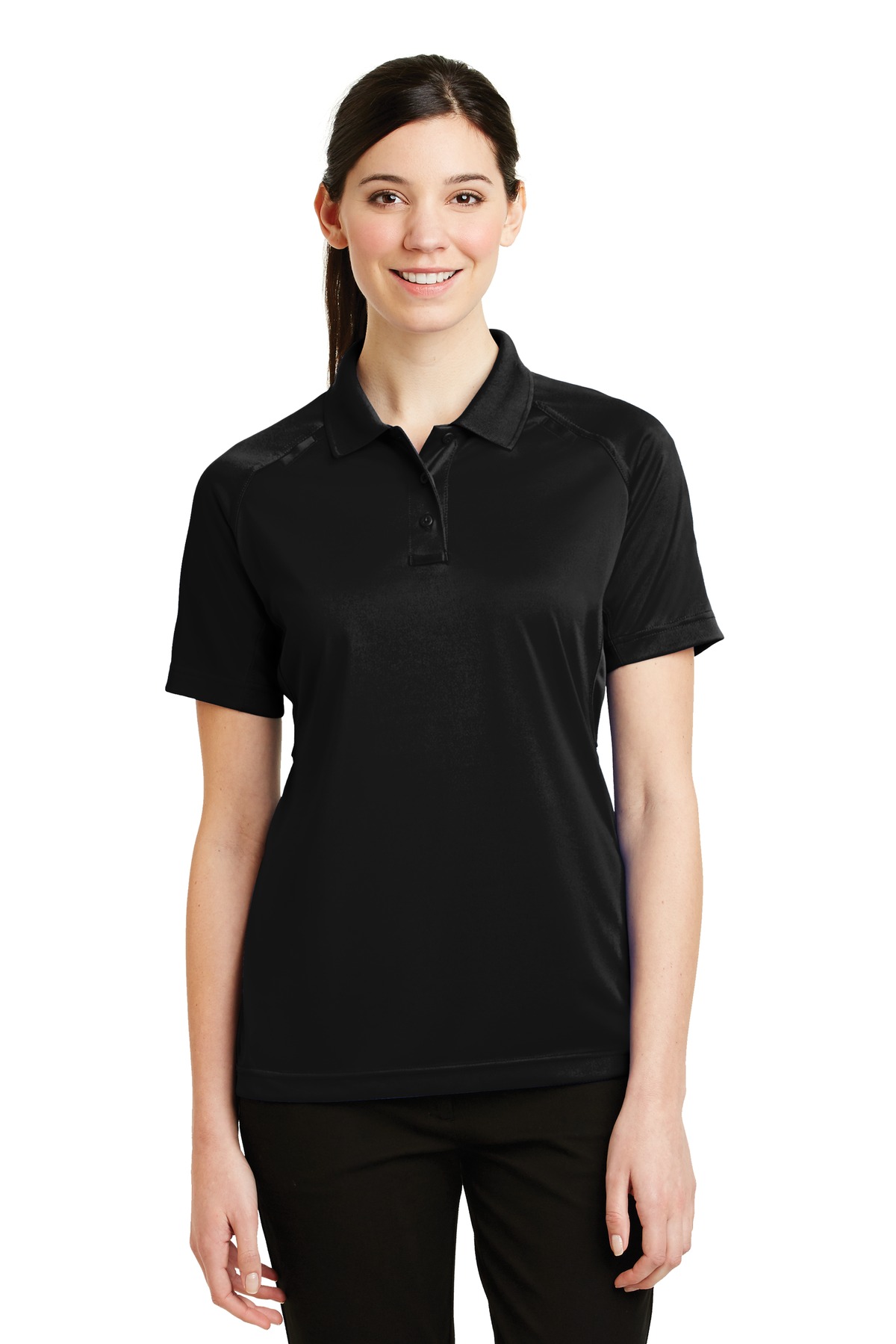 SUBDUDED EMBROIDERED LOGO Ladies Snag-Proof Tactical Polo