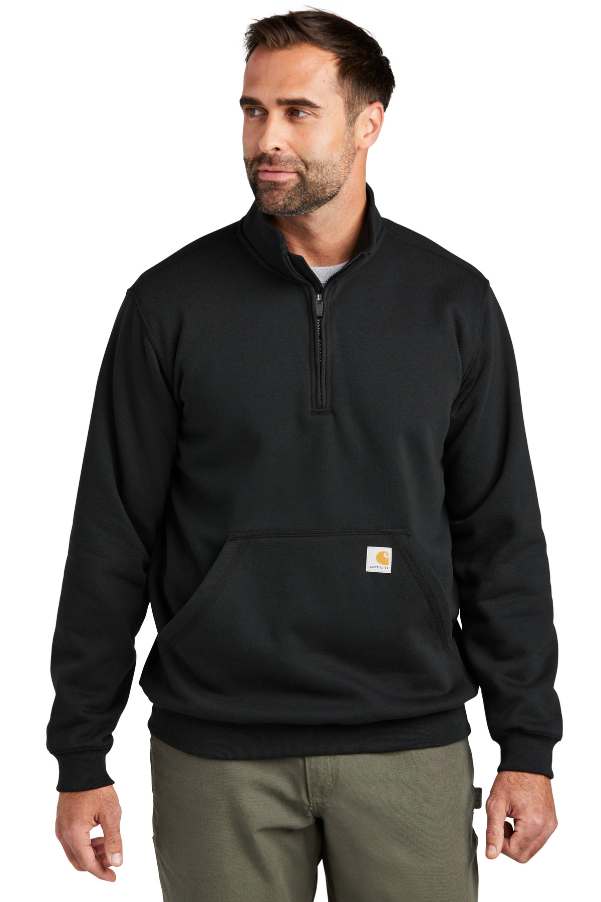 Midweight 1/4-Zip Mock Neck Sweatshirt CT105294