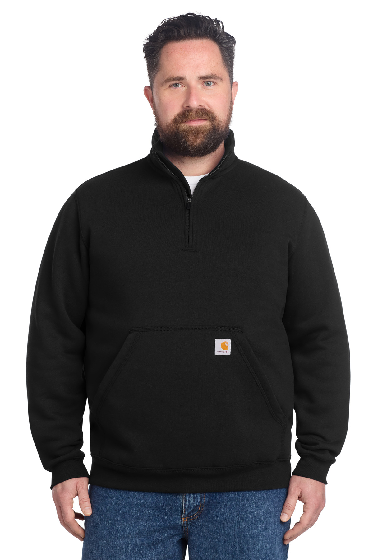 Midweight 1/4-Zip Mock Neck Sweatshirt CT105294