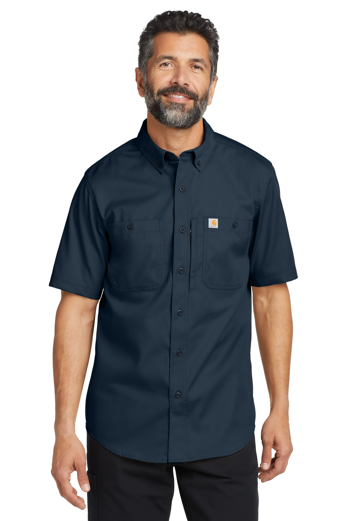 Rugged ProfessionalSeries Short Sleeve Shirt CT106688 with left chest embroidered logo