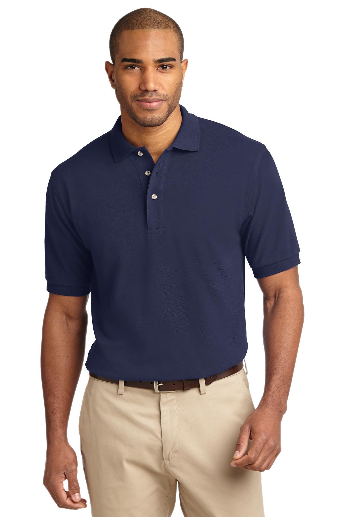 Men’s Cotton Pique Polo with left chest Embroidery