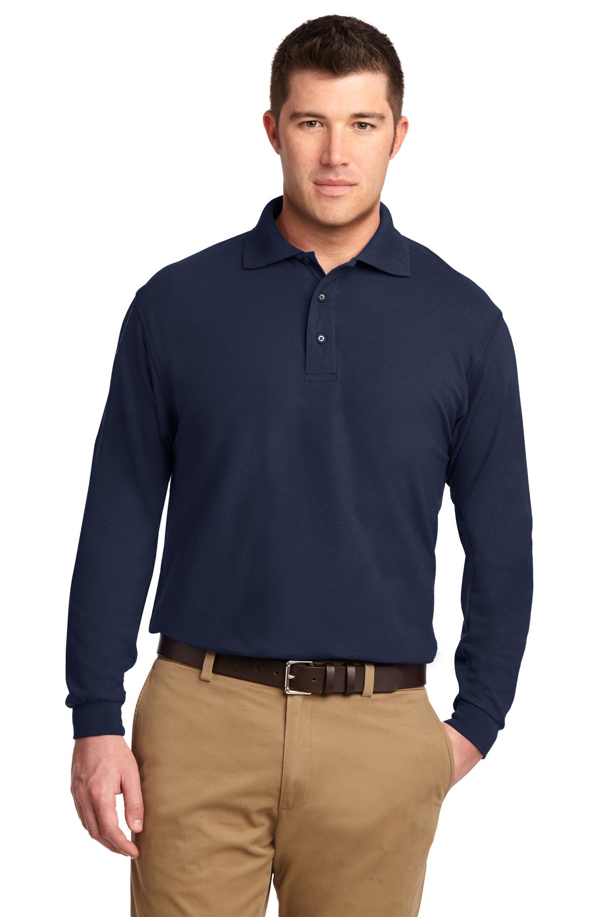 K500LS Silk Touch Long Sleeve Polo