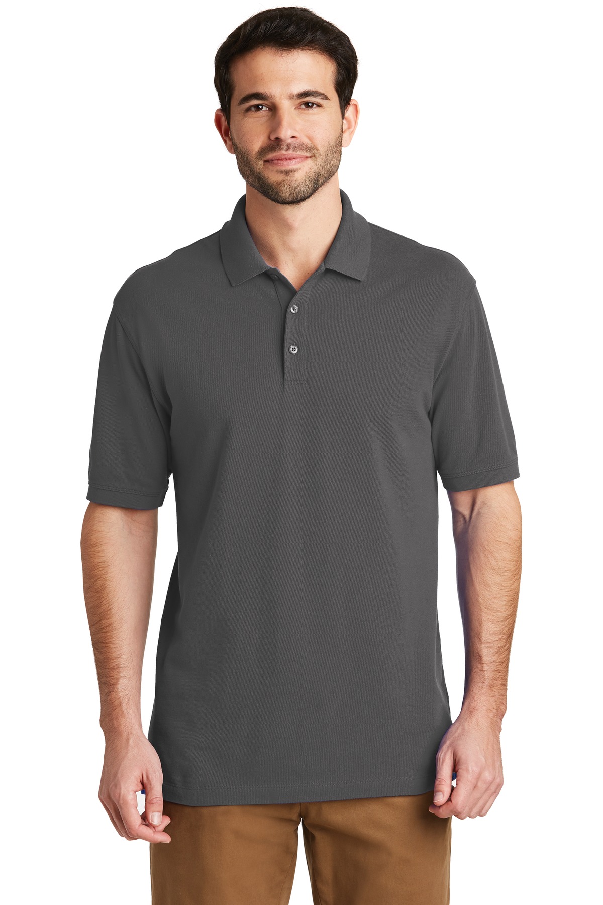 EZCotton Polo with left chest embroidery