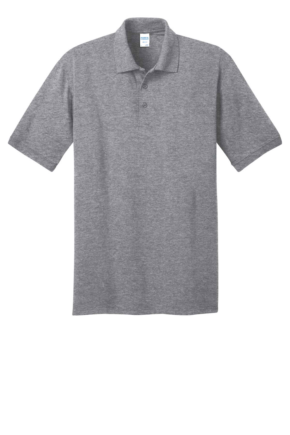 Port & Company Tall Athletic Heather Core Blend Jersey Knit Polo