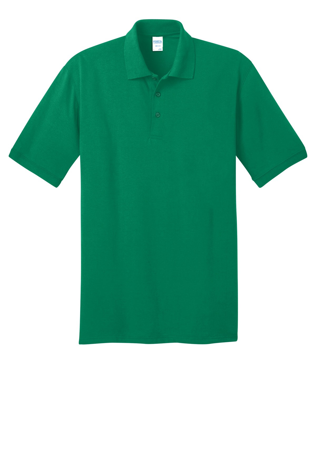 Port & Company Tall Kelly-Green Core Blend Jersey Knit Polo