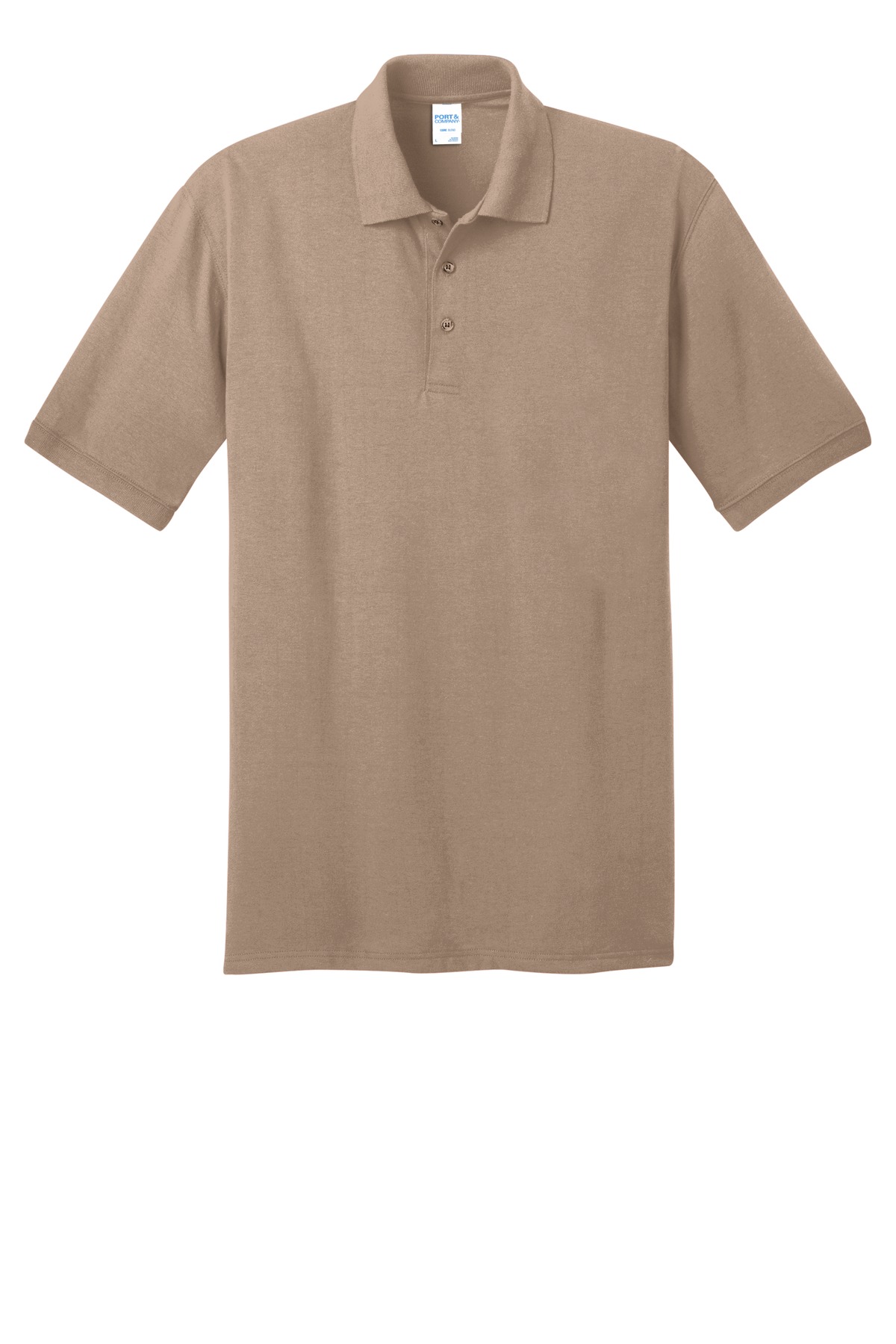 Port & Company Tall Sand Core Blend Jersey Knit Polo