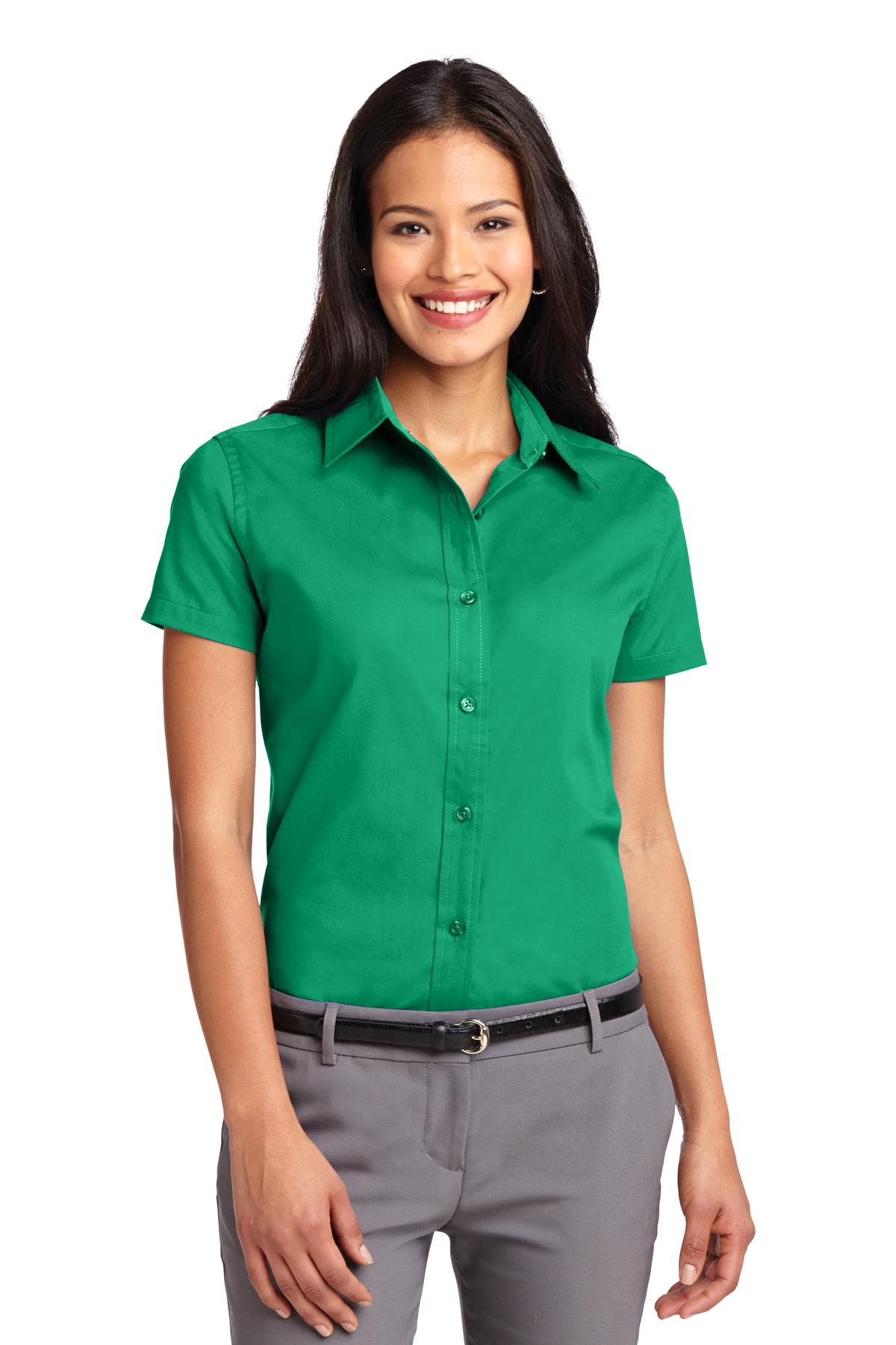 Ladies Short Sleeve Easy Care  Shirt