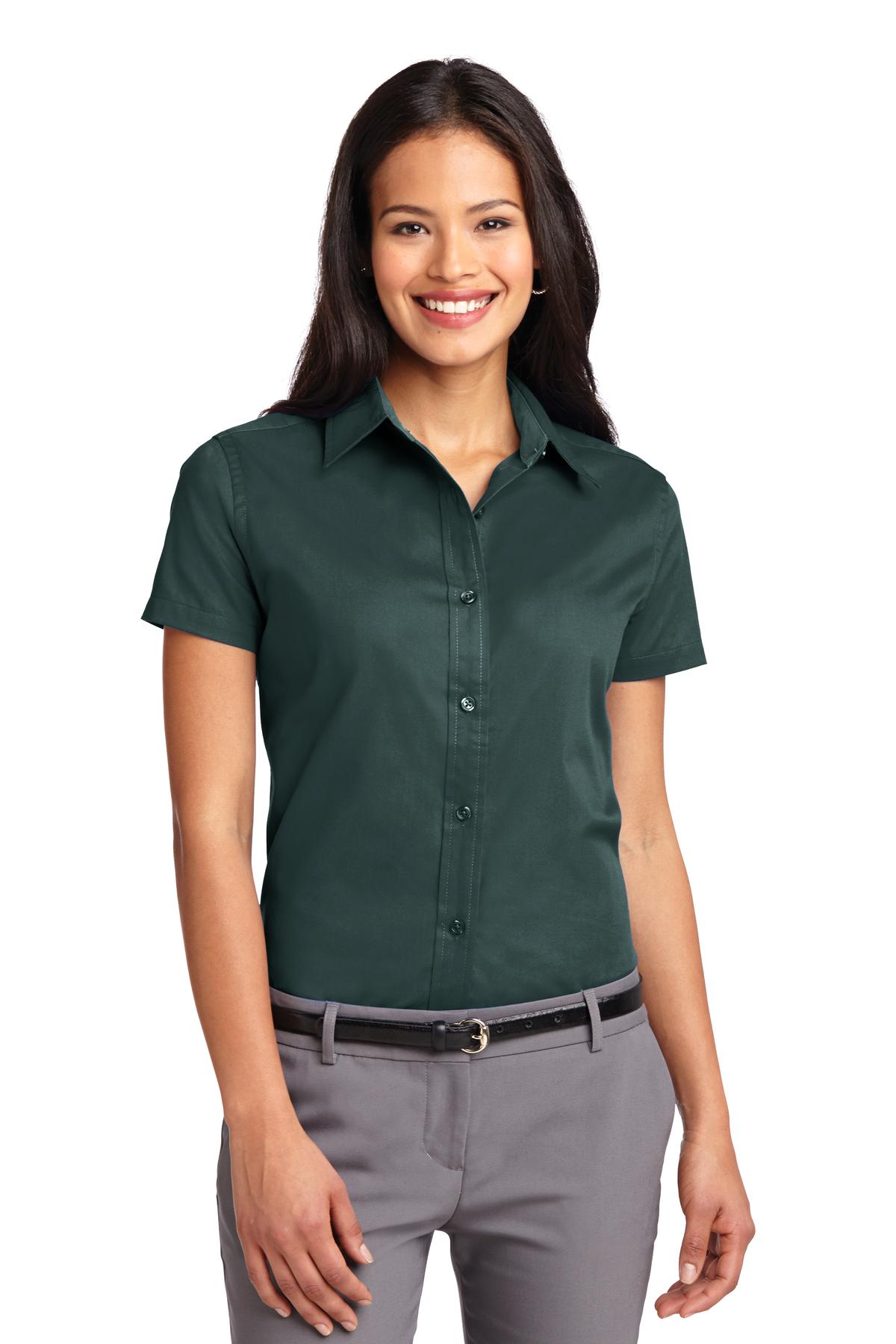 Ladies Short Sleeve Easy Care  Shirt
