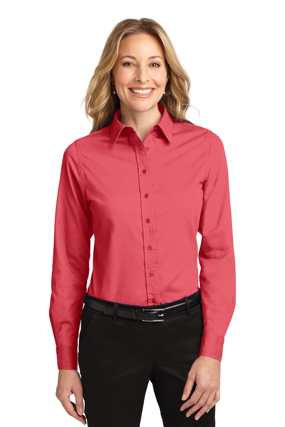 Ladies Long Sleeve Easy Care Shirt