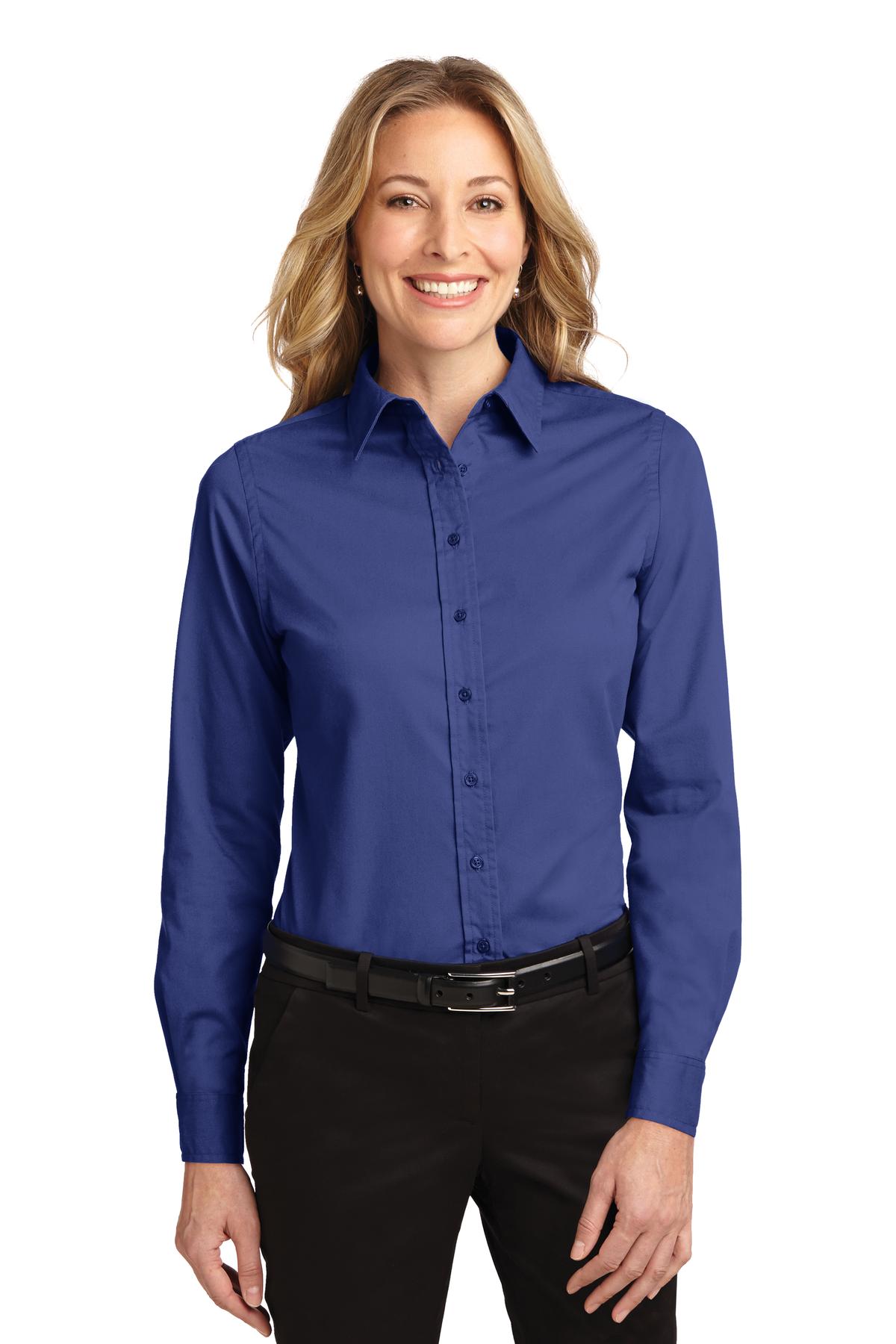 Ladies Long Sleeve Easy Care Shirt