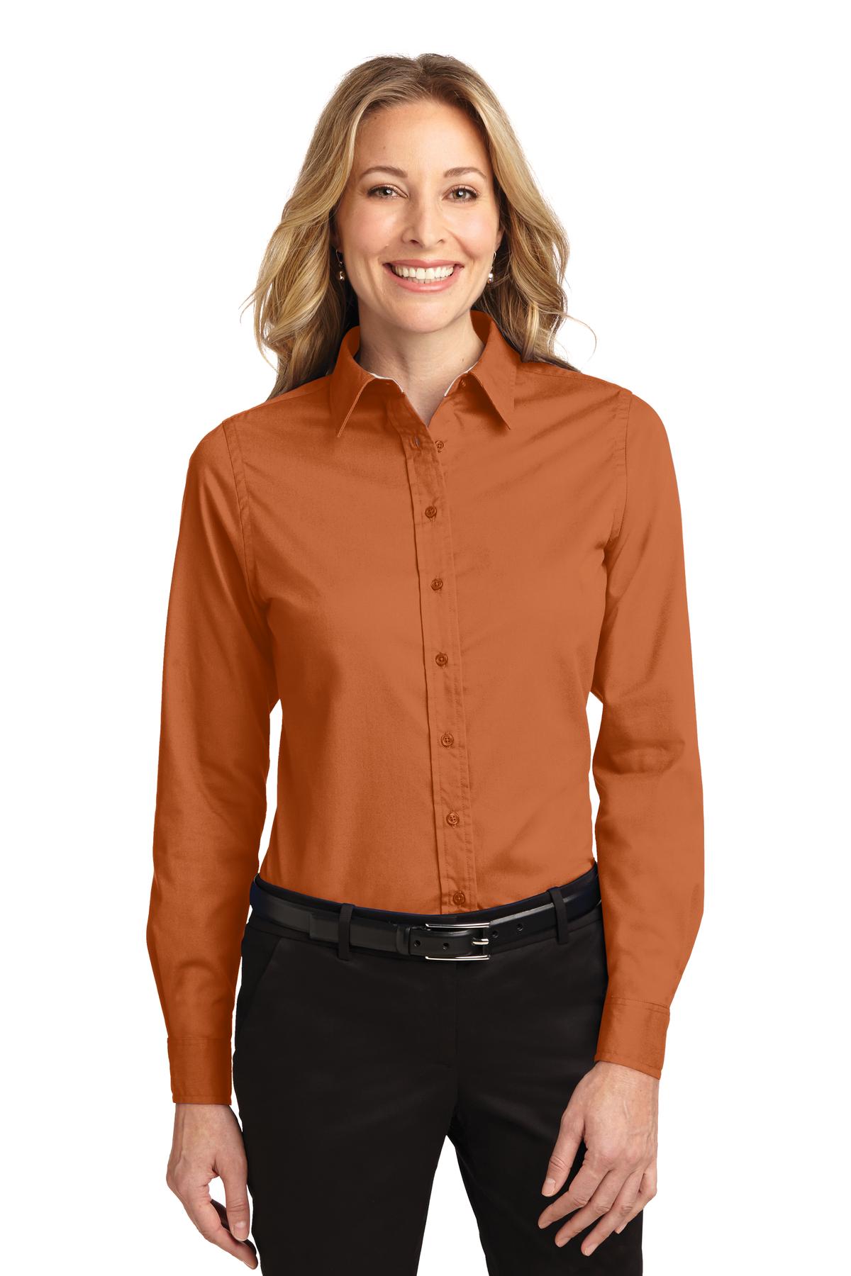 Ladies Long Sleeve Easy Care Shirt