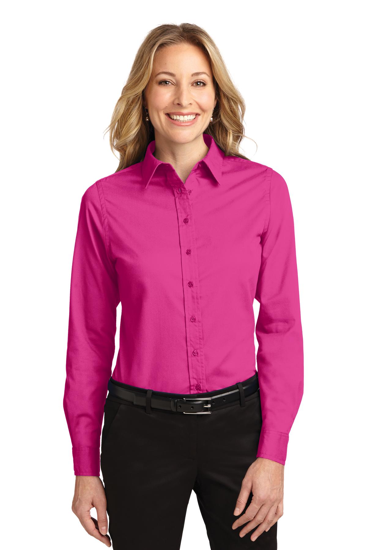 Ladies Long Sleeve Easy Care Shirt
