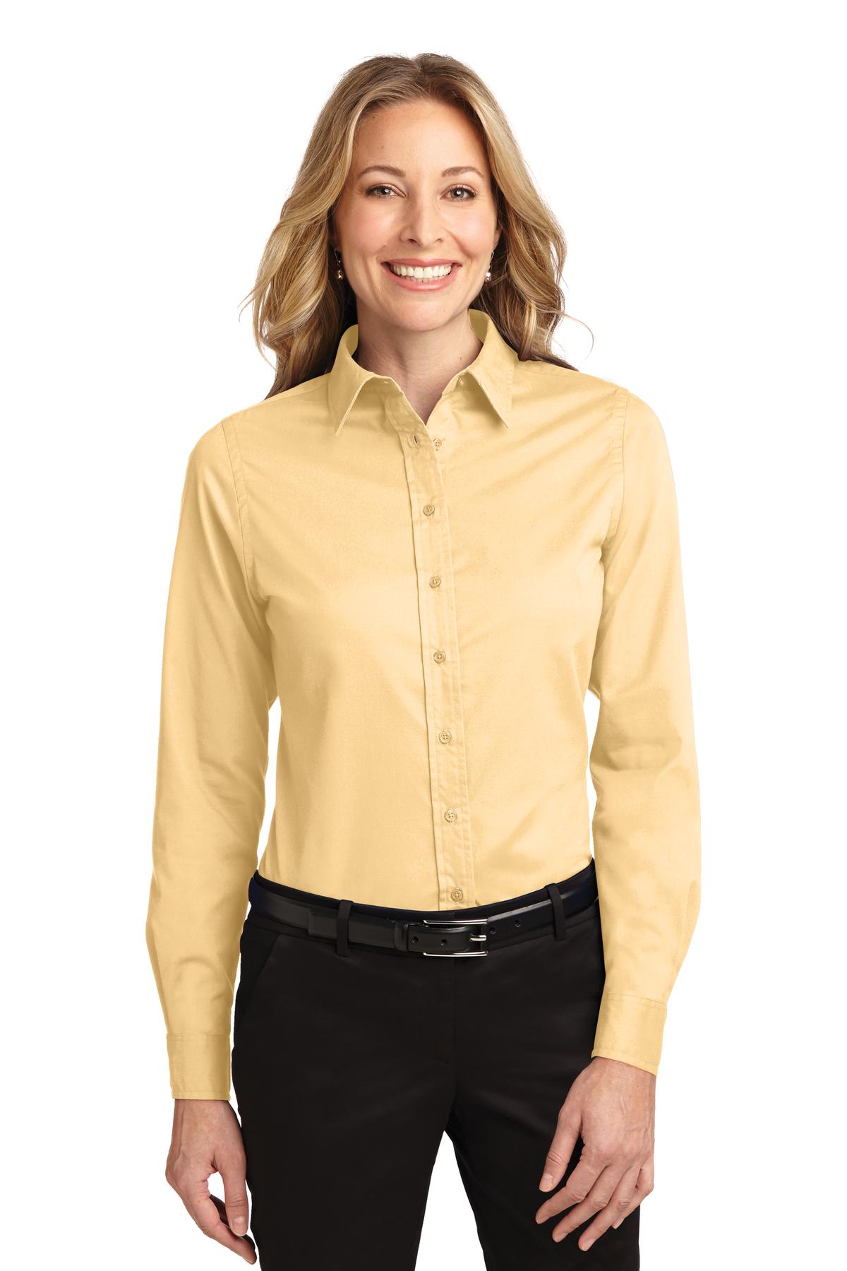 Ladies Long Sleeve Easy Care Shirt