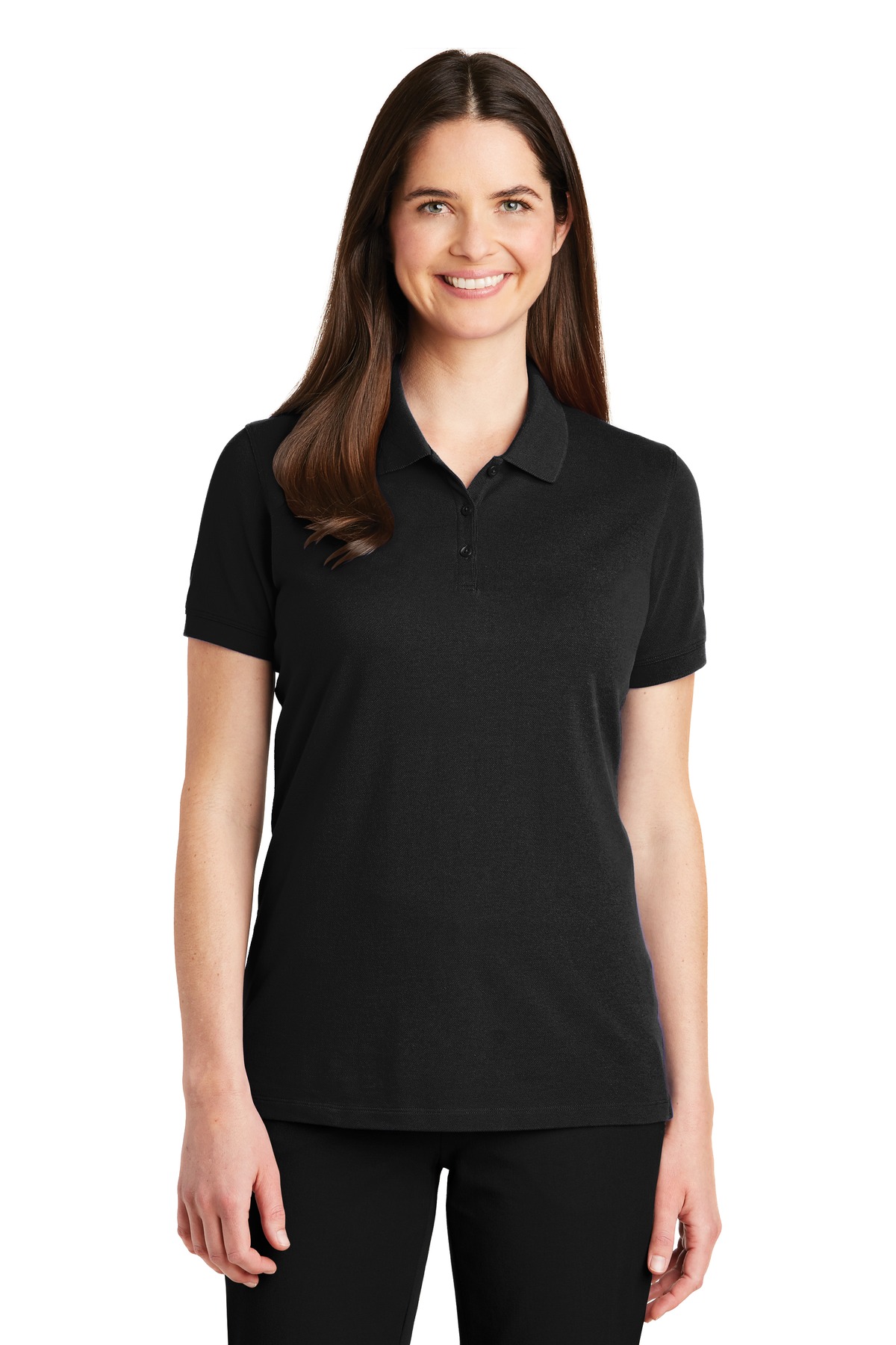Ladies EZCotton Polo with left chest embroidery
