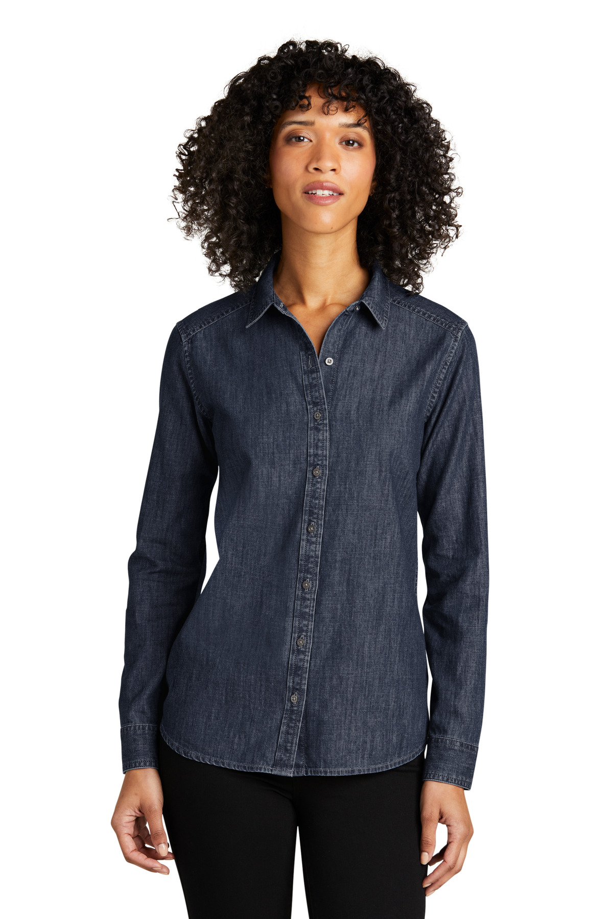 Port Authority Long Sleeve Perfect Denim Shirt-LW676