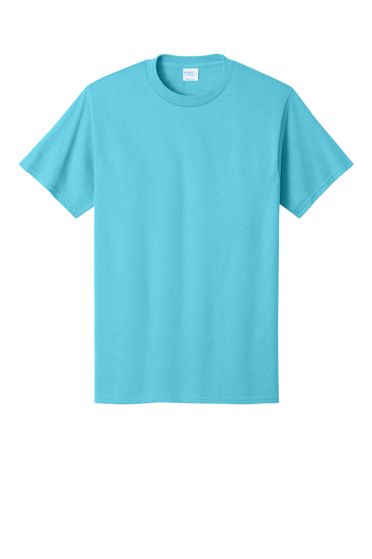 Port & Company Tall Aquatic Blue Core Cotton Tee
