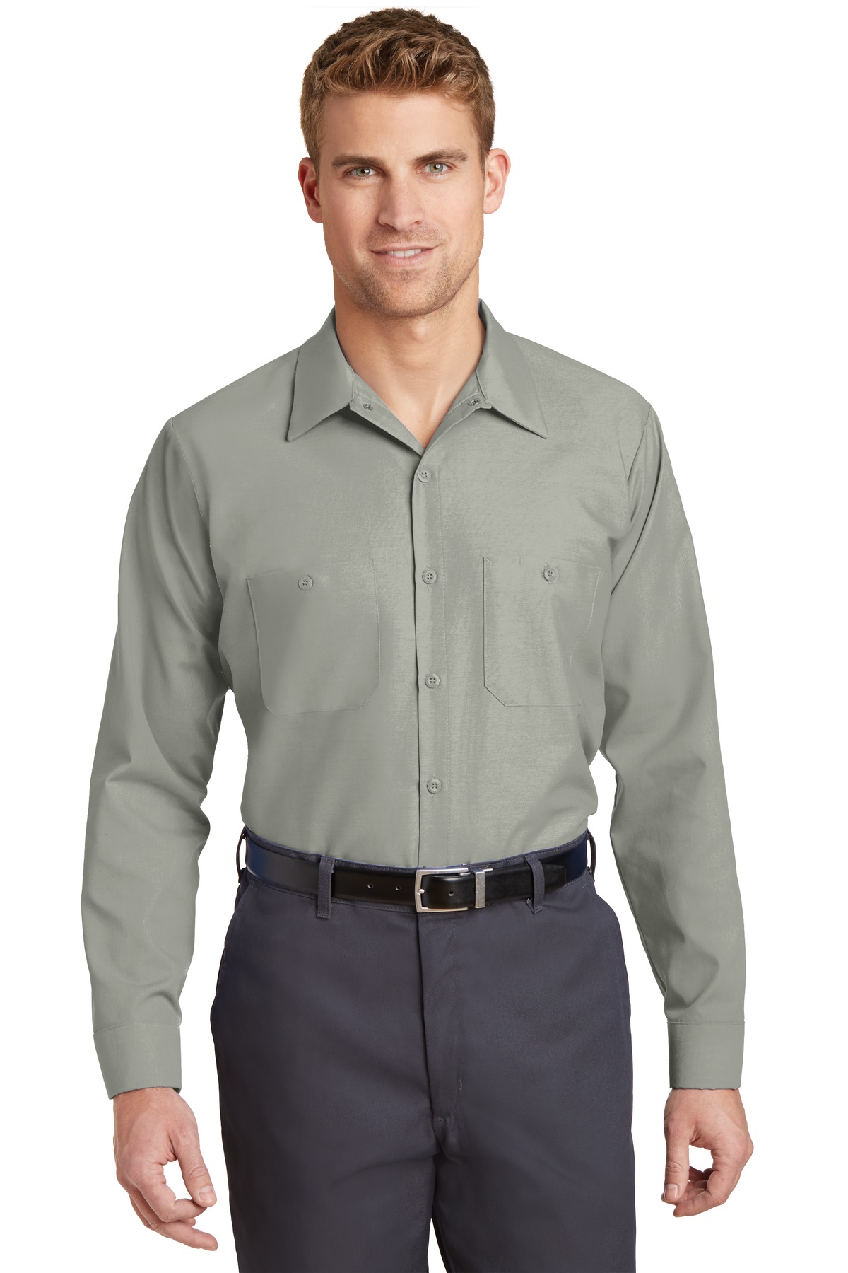 Red Kap Long Sleeve Industrial Work Shirt