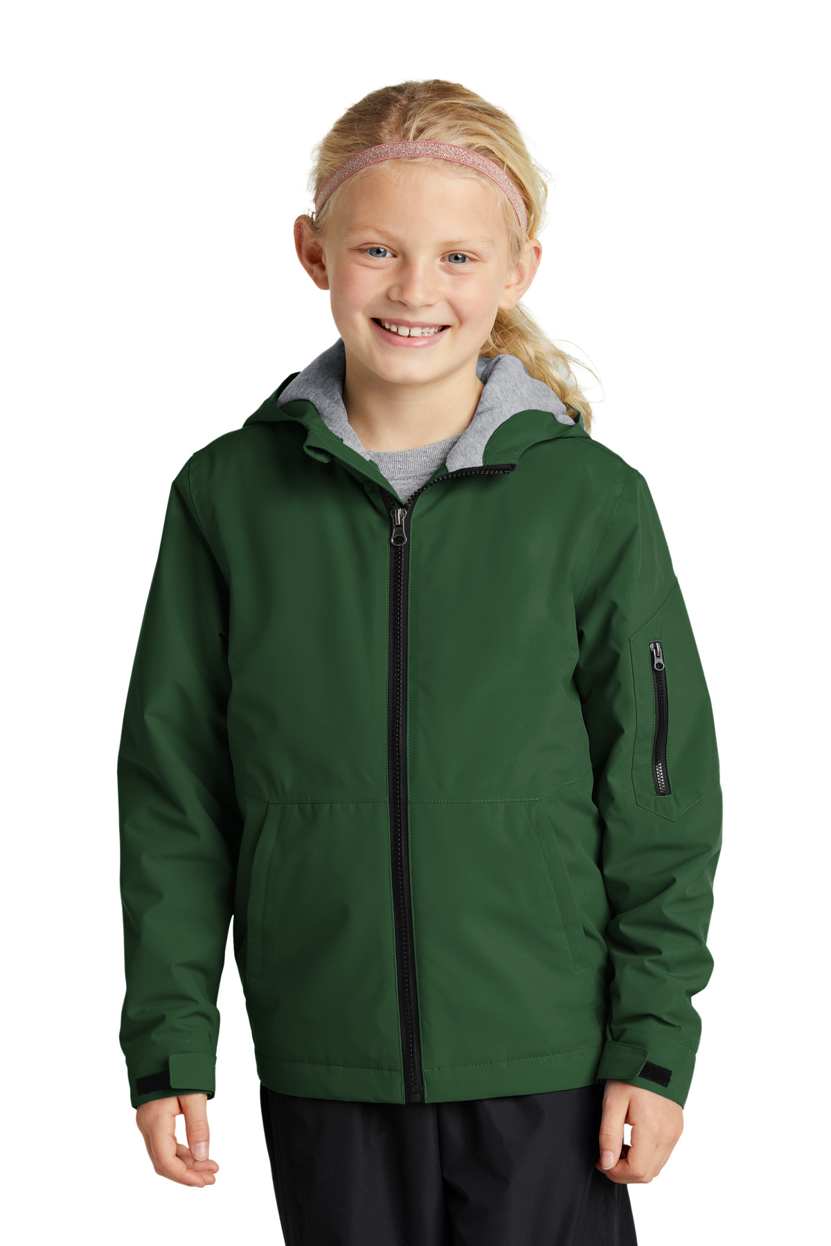 YST56 Embroidered Youth Waterproof Insulated Jacket