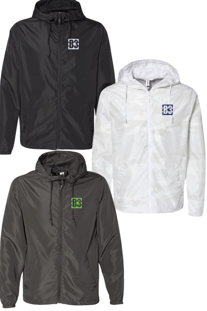 Unisex Lightweight Windbreaker Full-Zip Jacket