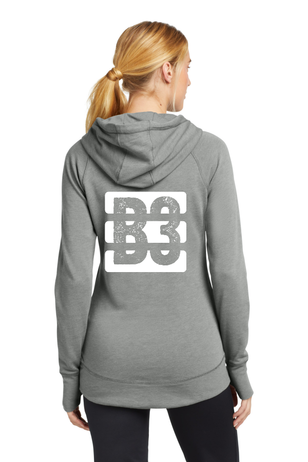 Women s Tri-Blend Fleece Pullover Hoodie