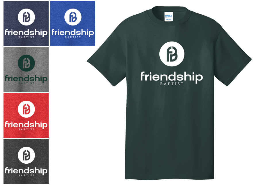 1. PC54 Port & Company Core Cotton Tee