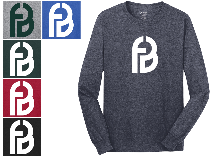 2. PC54LS Port & Company Long Sleeve Core Cotton Tee