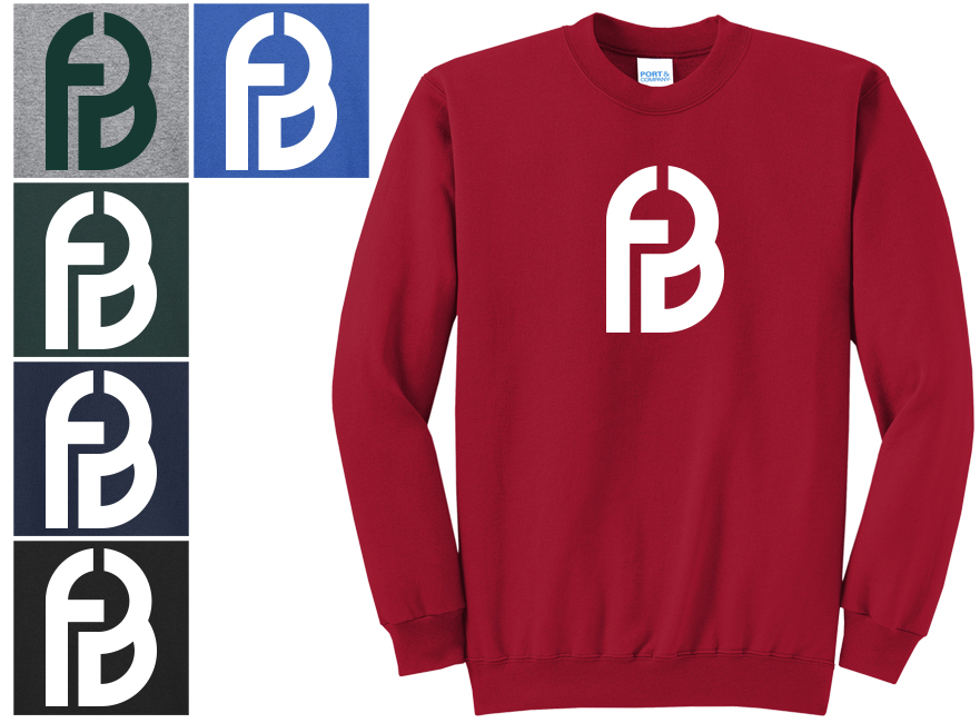 2. PC78 Port & Company Core Fleece Crewneck Sweatshirt