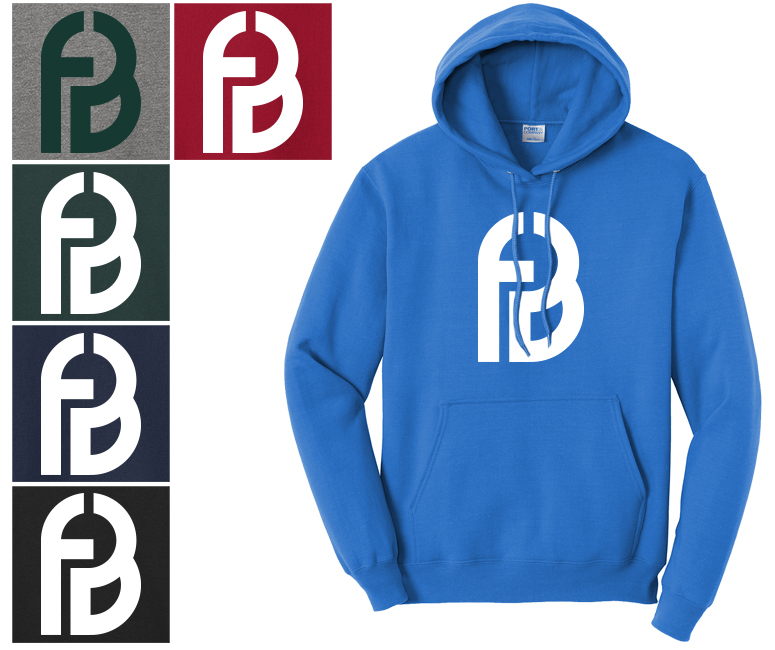 2. PC78H Port & Company Core Fleece Pullover Hooded Sweatshirt