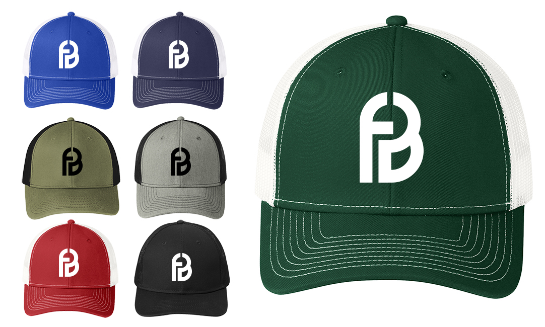 3. C112 Port Authority Snapback Trucker Cap