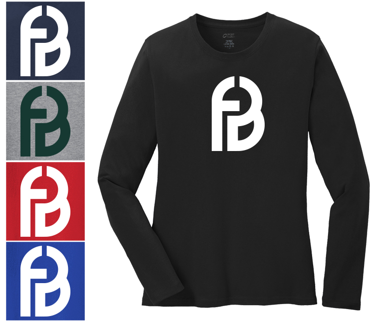2. PLC54LS Port & Company Ladies Long Sleeve Core Cotton Tee