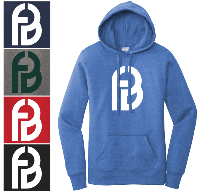 2. LPC78H Port & Company  Ladies Core Fleece Pullover Hooded Sweatshirt LPC78H