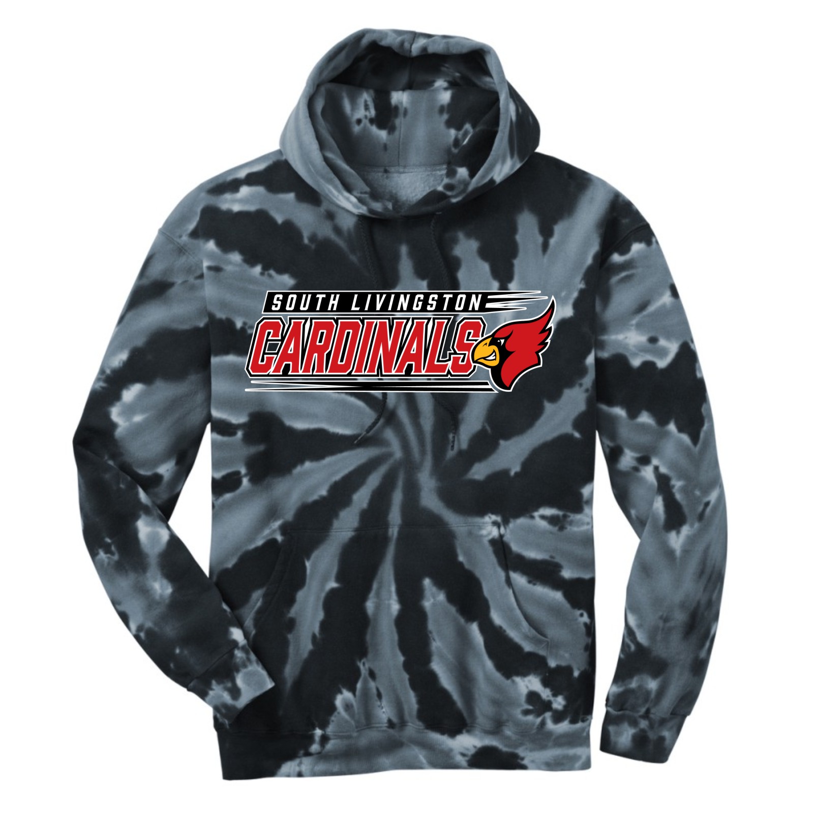 2. PC146  Port & Company Tie-Dye Pullover Hooded Sweatshirt