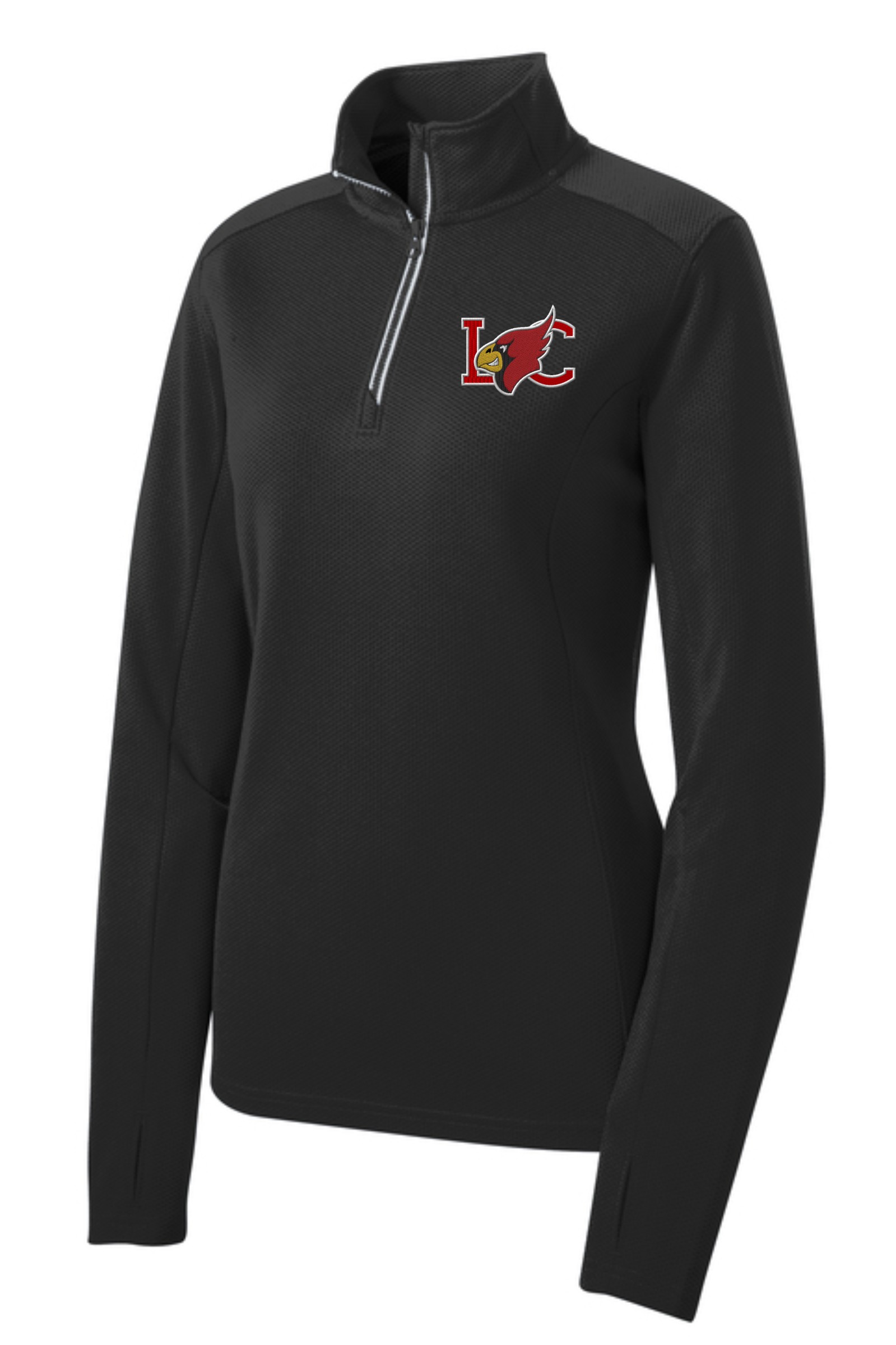 3. LST860 Women s Sport-Wick Textured 1/4-Zip Pullover