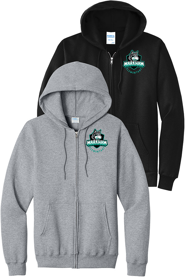 PC78ZH FULL ZIP HOODED SWEATSHIRT