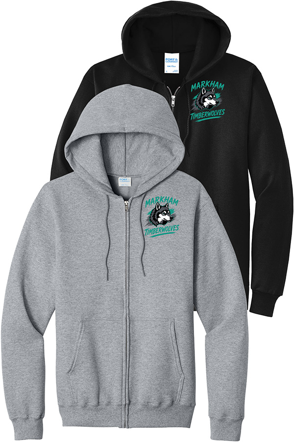 PC78ZH FULL ZIP HOODED SWEATSHIRT