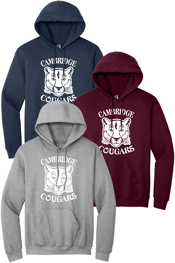 18500 GILDAN HOODED SWEATSHIRT