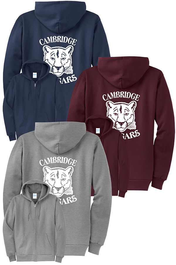 18600 GILDAN FULL ZIP SWEATSHIRT