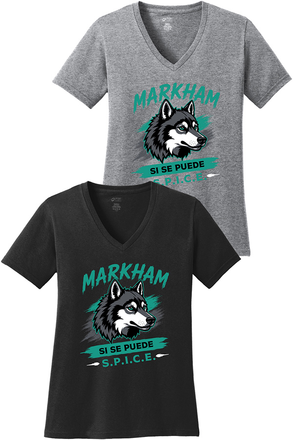 SPICE LPC54V LADIES V ENCK T-SHIRT