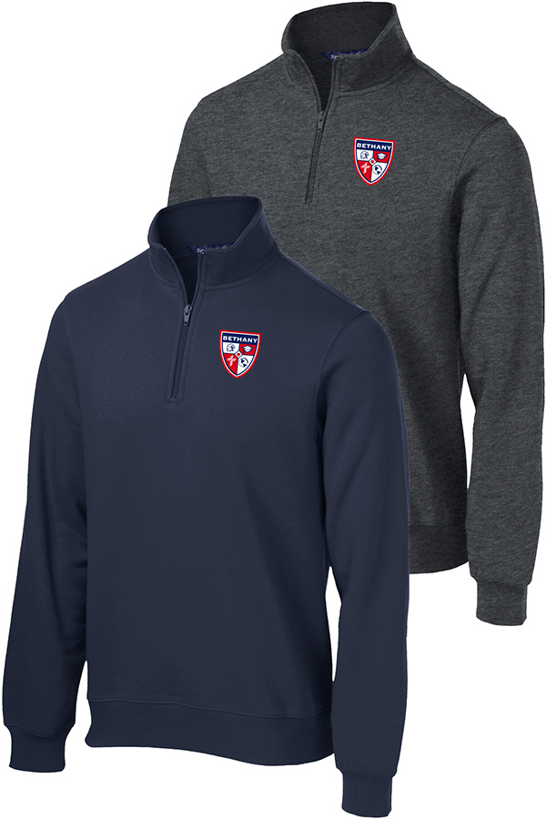 SPORT TEK 1/4 ZIP SWEATSHIRT (ADULT ONLY)