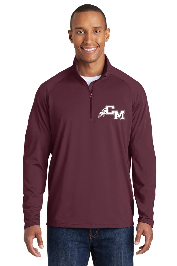 Mens Dri Fit Stretch 1/4-Zip Pullover
