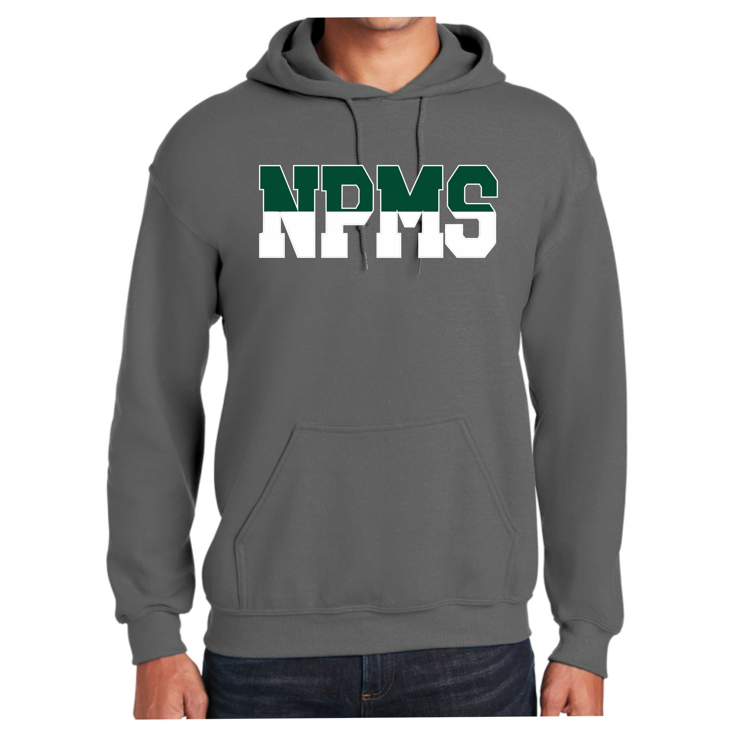 18500Charcoal-Gildan Pullover Hooded Sweatshirt