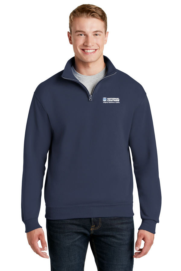 Jerzees Unisex 1/4-Zip Cadet Collar Sweatshirt 995M