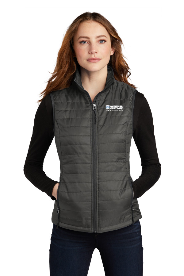 Ladies Packable Puffy Vest L851